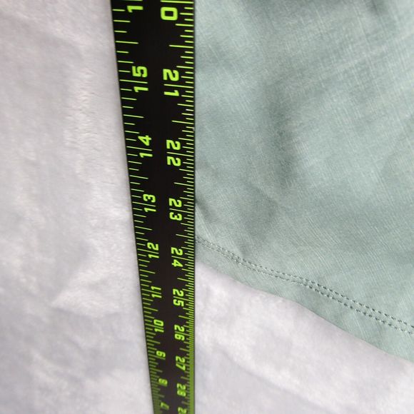 ATHLETA Crop Pants Womens 14 Nolita Slim Tapered Printed Minimalistic Grey Green - Picture 14 of 16